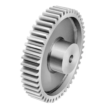 Custom service cnc machined aluminum7075 large spur gear for robot components