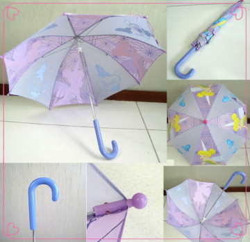 Full color printed fairy cartoon girls umbrella