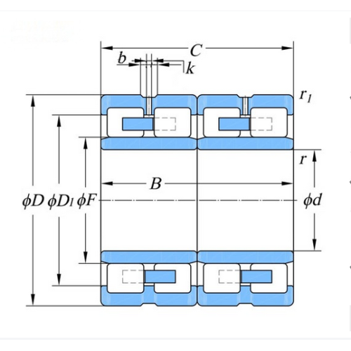 四列圆柱滚子轴承