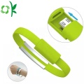 Draagbare oplaadkabel Siliconen USB-armband