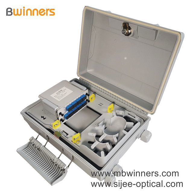กล่องกระจายไฟเบอร์ออปติกพร้อมตัวแยก PLC 1X16