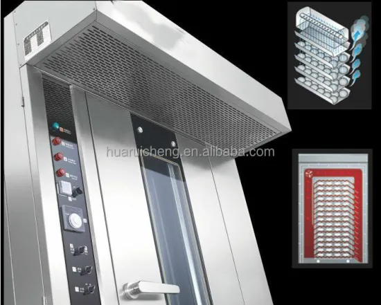 Commercial Gas-Fueled Rotating Bakery Oven Machine for Heavy Duty and Large-Scale Baking Operations