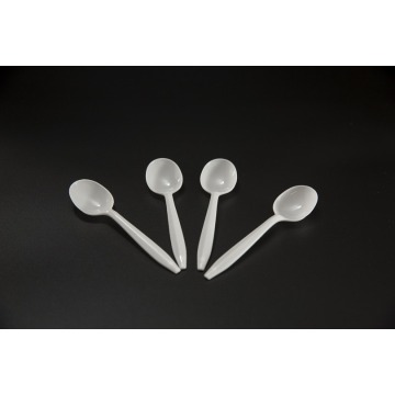 Premium PP Plastic Dessert Spoon Disposable PP Cutlery PP Disposable Spoon