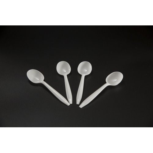 Premium PP Plastic Dessert Spoon Disposable PP Cutlery PP Disposable Spoon