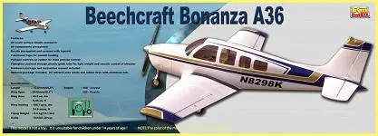 Model plane Beechcraft Bonanza A36
