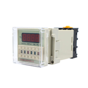 DH48S-S & JSS48A Electronic Digital Timer, 48x48mm Repeat Cycle Delay Timer Relay