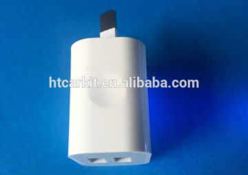 Free Logo print AU plug usb home wall charger adapter 5V 2A for smart phone