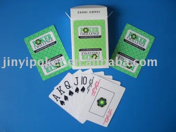 Plastic playing card