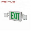 Durable combination emergency light and exit sign