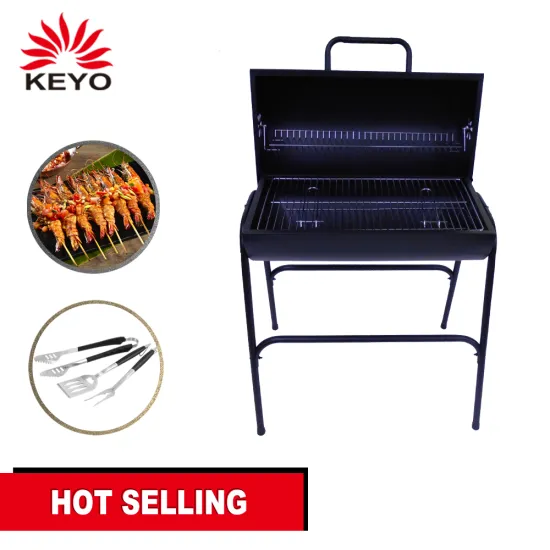 Hot Sale Barrel Charcoal Black Oil Drum Barbecue Grill Smoker Barrel Grill