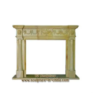 Decorative Indoor Stone Fireplaces FPS-E021