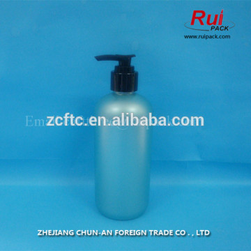 hot sale colored plastic bottle,cylinder plastic bottle with lotion pump