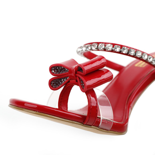 Butterfly Strap Open-Toe Stiletto Sandals