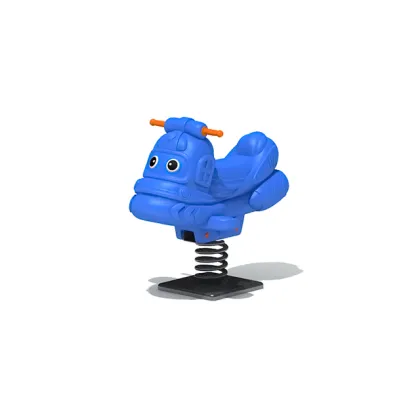 Outdoor Children's Rocking Horse Chair - A Springtime Toy for Playgrounds