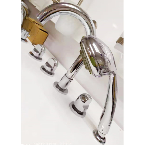 Faucet do misturador da banheira de cinco furos para o banheiro