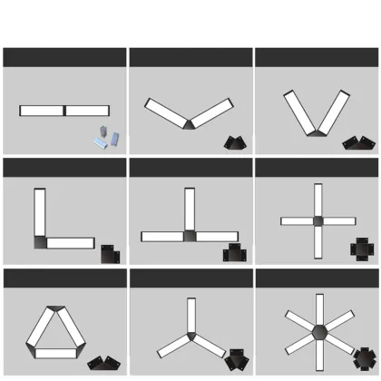 LED Strip Lights for Office and Classroom Ceiling Lighting
