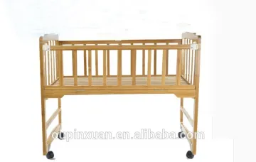 Safe& Eco-friendly Bamboo single baby bed ,2015 newbaby cot/baby cribs