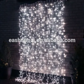 2m x 2.5m White Curtain Light Connectable with 500 LEDs christman wedding party decoration