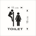Toilet Lid Wall Stickers Poster Home Bathroom Decoration DIY Funny Explosion Models Creative Waterproof Removable Wall Stickers