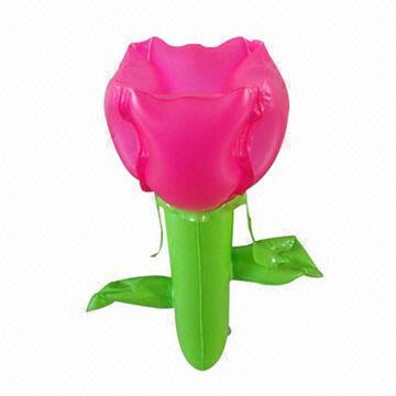 Inflatable Rose Flower, Customized Colors, Sizes Available, OEM and ODM Orders Welcomed