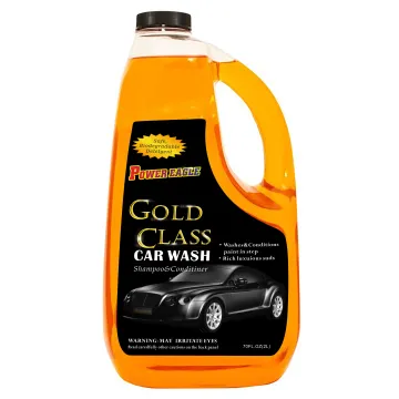 Premium Gold Super Concentrated Waterless Car Wash Shampoo with Carnauba Wax