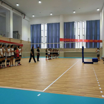 Partita approvata CE per l&#39;uso del pavimento del campo da pallavolo in PVC