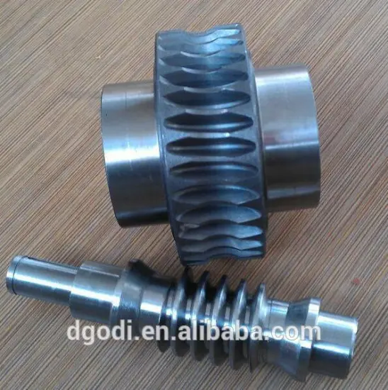 massage chair motor parts of custom steel worm gear set