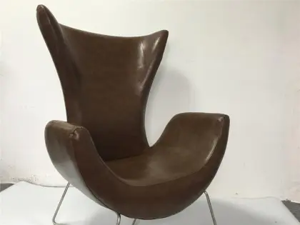 Lazy sofa chair brown chairs for lounge