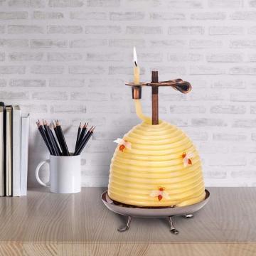 70-Hour Beehive Pure Beeswax Candles for Home Lighting