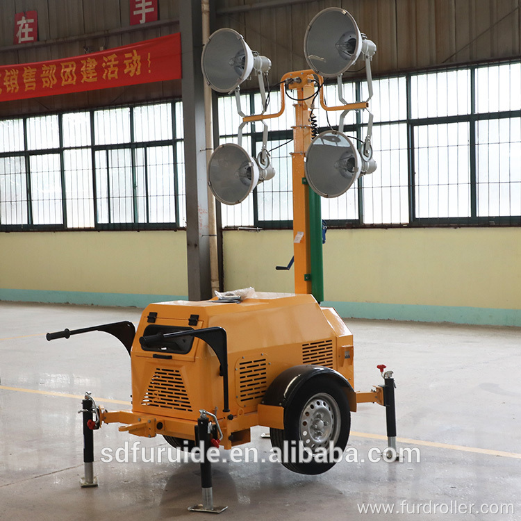 Night Construction Diesel Generator Light Tower