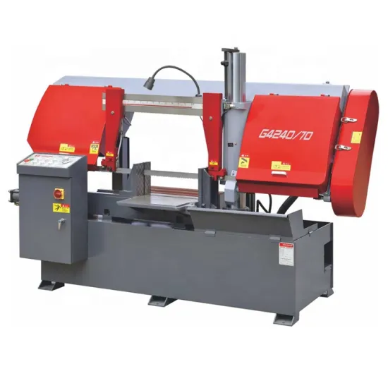 Semi-Automatic Control Horizontal Straight Cutting Band Saw Machine G4240/70 (CH-4070) for Metal Processing