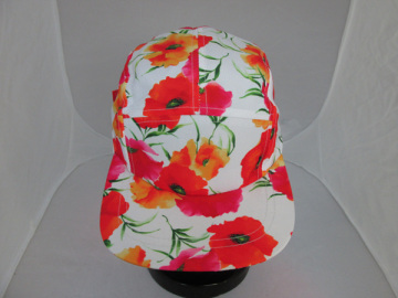 China Fashion Digital Printed Wholesale Cheap Custom 5 Panel Baseball Hat