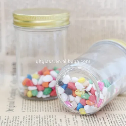 ECO Mini Wide Mouth 8oz Weck Mason Jars with gold lid