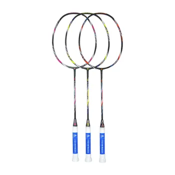 Graphite-fiber Badminton Rackets 30 LBS Tension Ultra Light 58g