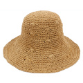 100% chapeaux en papier / paille, chapeaux de seau pour femmes