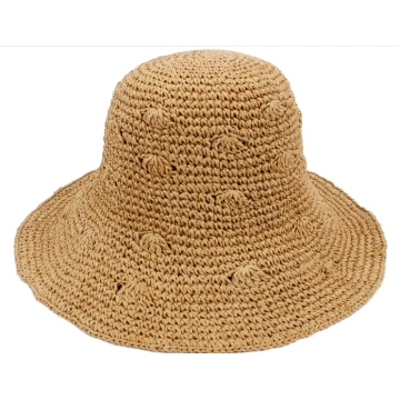 Fashion Bucket Hat Summer Straw Hats Bucket UV Protection Female Kids Hats  - China Beach Summer Straw Hat and Natural Raffia Bowknot Decoration Straw  Hat price