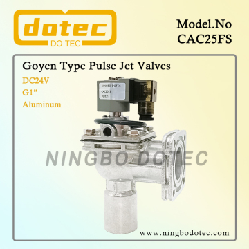 CAC25FS Flanged Goyen Type Pulse Jet Valve For Baghouse Bag Filter 24VDC