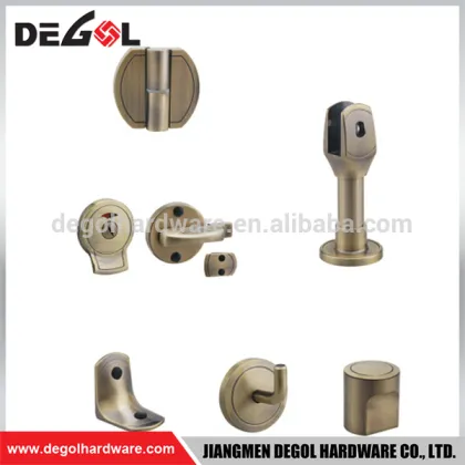 Hotsale shower cubicle hardware zinc alloy cubicle partition fitting