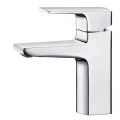 Brass Single Hole Bathroom Faucet Chrome