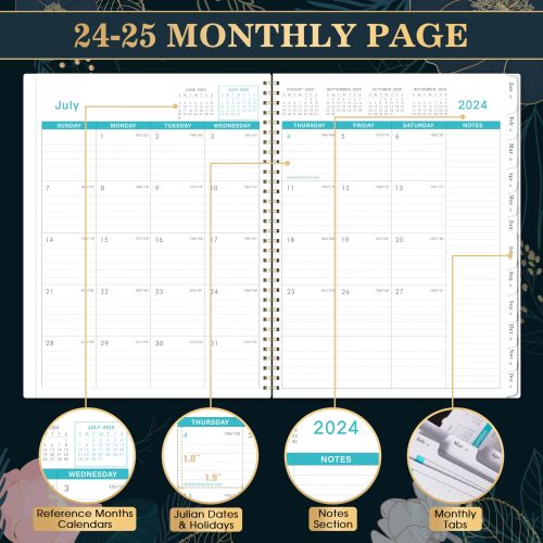 China Twin Wire Biding 18 Month Monthly Weekly Planner Factory