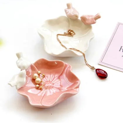 Ceramic Jewelry Tray with Custom Logo