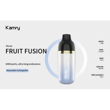 Kamry Akula 6000 퍼프 일회용 vape 바