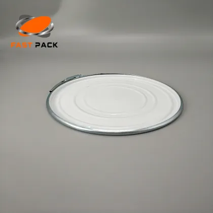 Metal lock lid with the ring