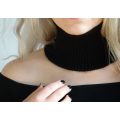 Stickad varm choker nackewarmer turtleneck gjorde akryl