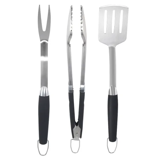 3-Piece Stainless Steel BBQ Grill Accessories Utensils Set: Your Ultimate Cooking Tools