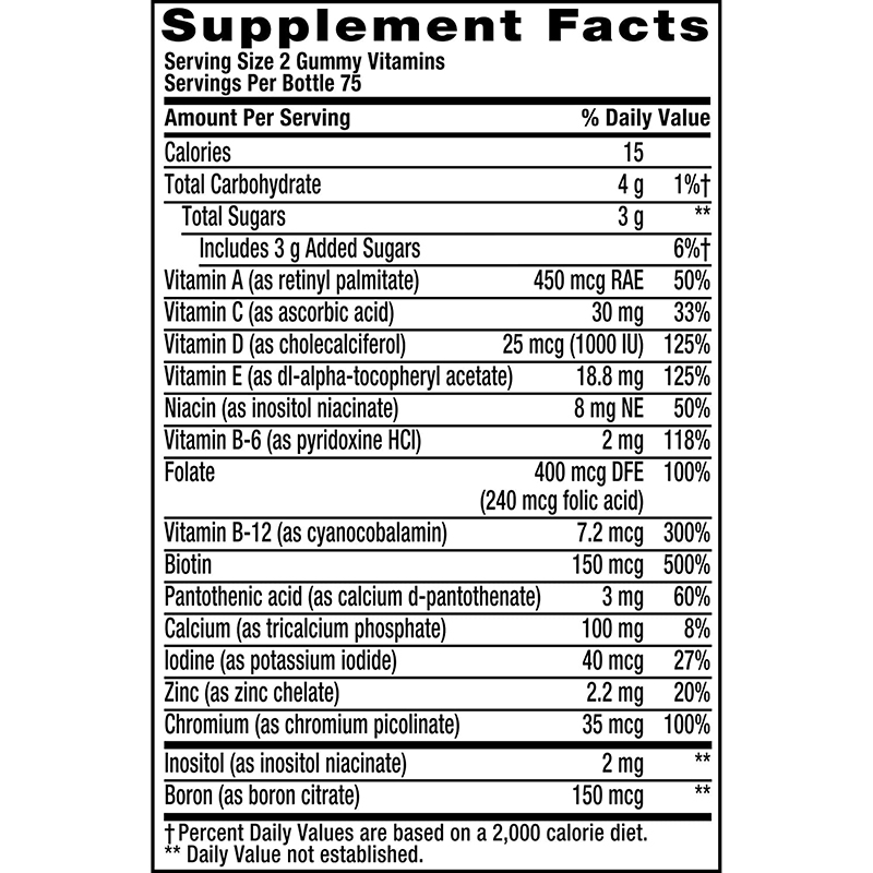 OEM/ODM Healthcare Supplement Vegan Immune Support Multivitamin Gummies for Energy Support