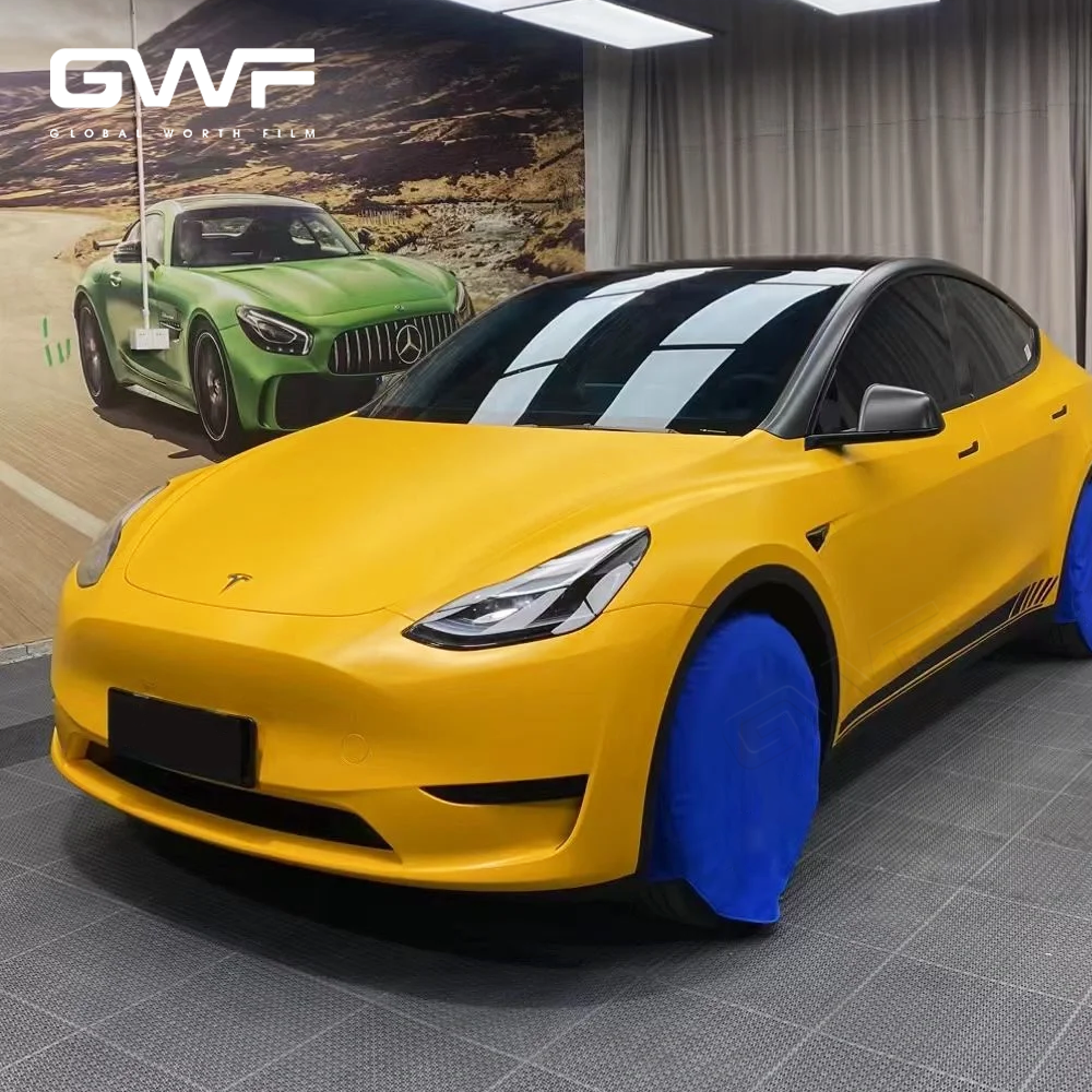 Matte Sports Yellow Color Ppf