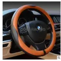 Coperchio del volante per auto universale in pelle genuina