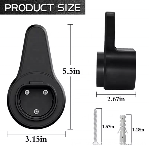 EV Charger Holder Wall Mount Organizer for Tesla Type 2, GBT, J1772 EVSE