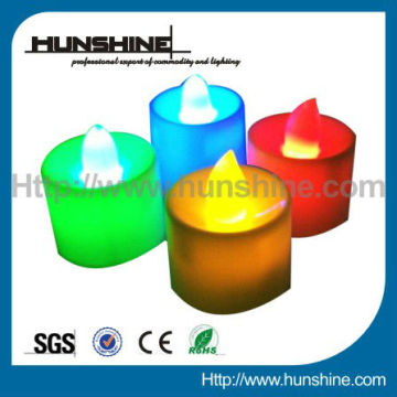 electronic color changing led candle lamp for promotion gift